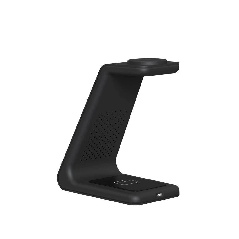 Tech-Protect QI15W-A36 3in1 Ladestation Apple - Schwarz