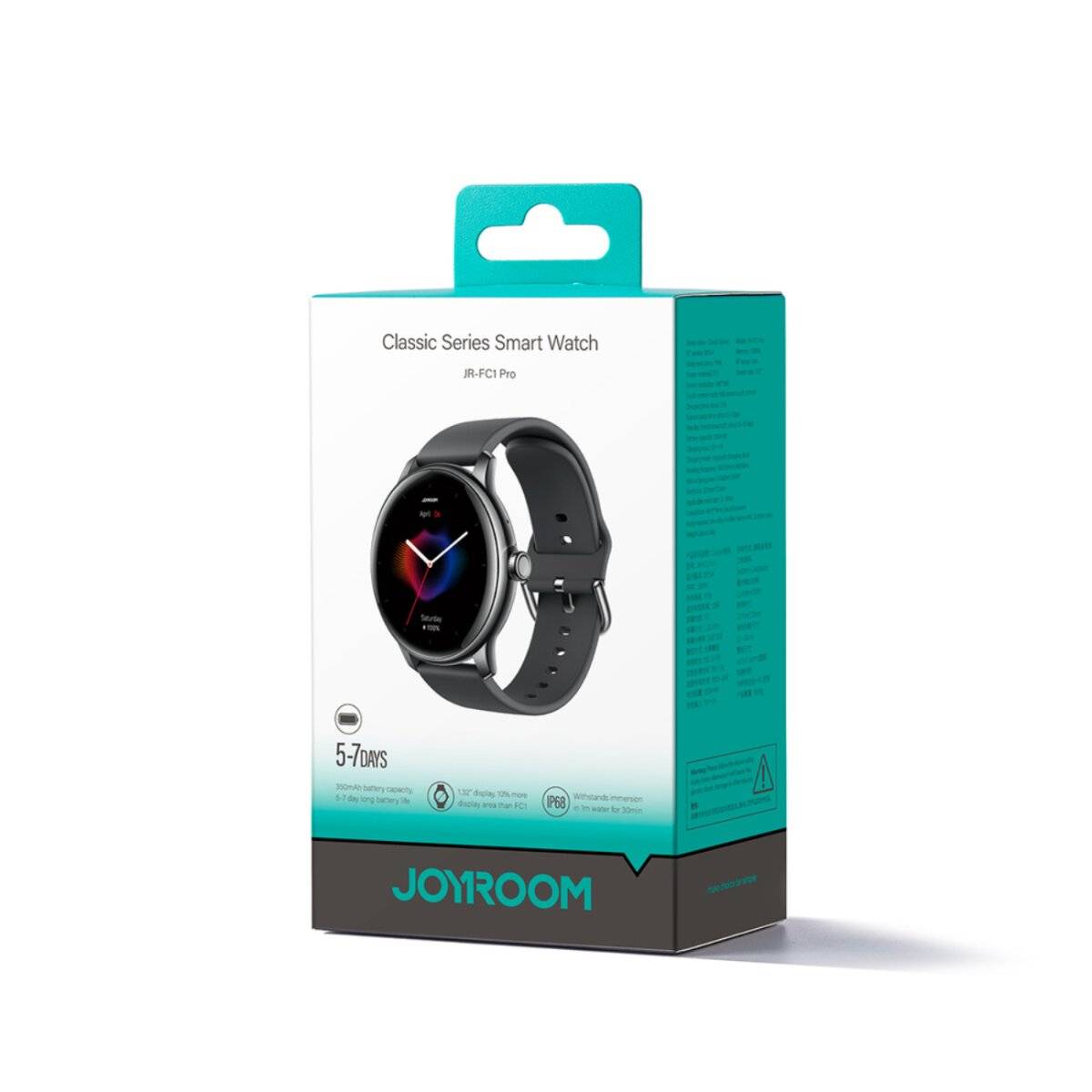 Joyroom Classis Series JR-FC1 Smartwatch Anrufbeantworterfunktion / IP68-Schutz - Dunkelgrau