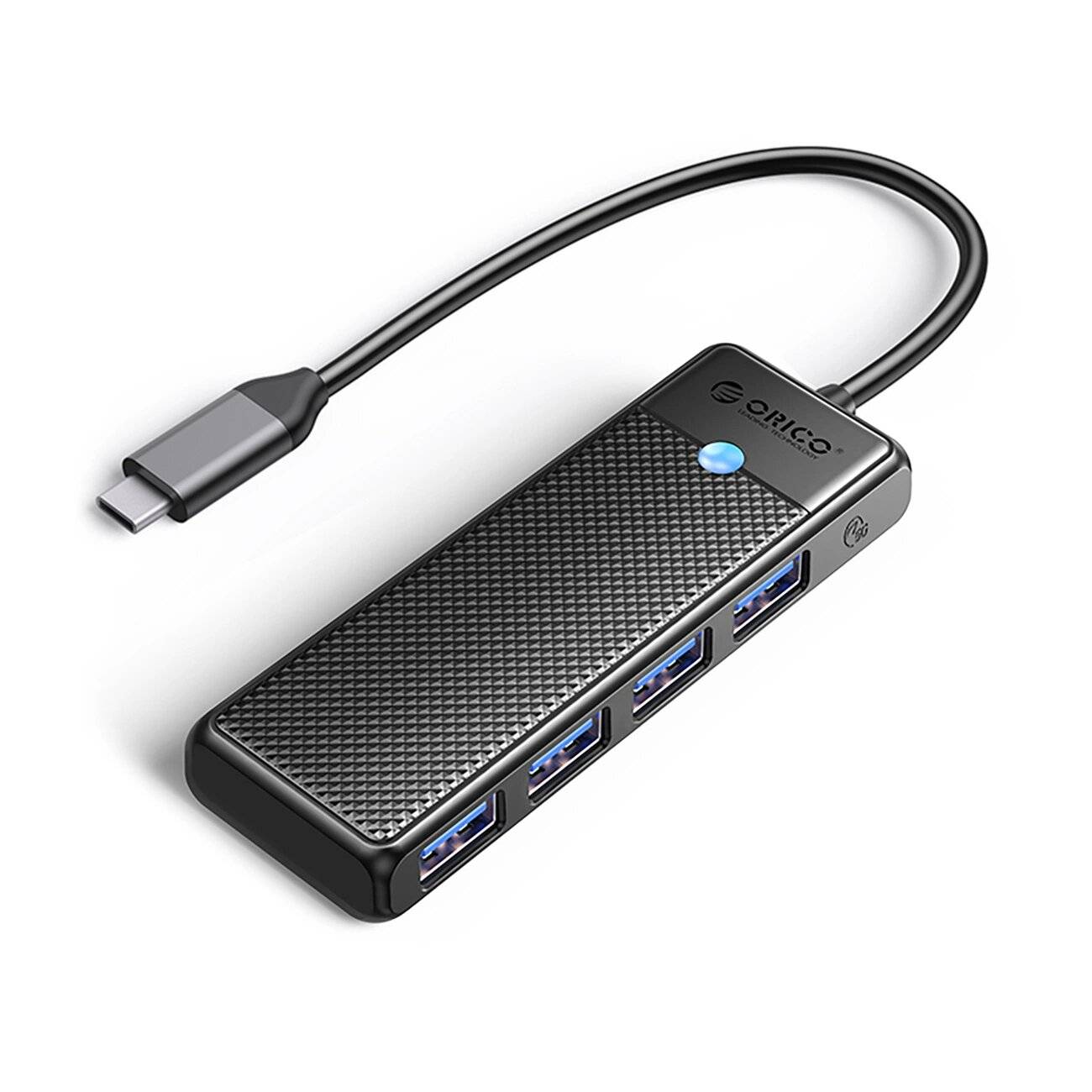 Orico PAPW4A-C3 USB-A Hub Dockingstation 4x 3.0 - Schwarz