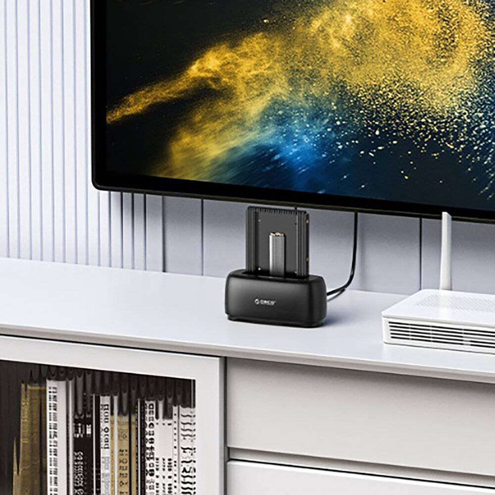 Orico D2NS-6G M.2 NGFF 3,5 Zoll Laufwerksadapter - Schwarz