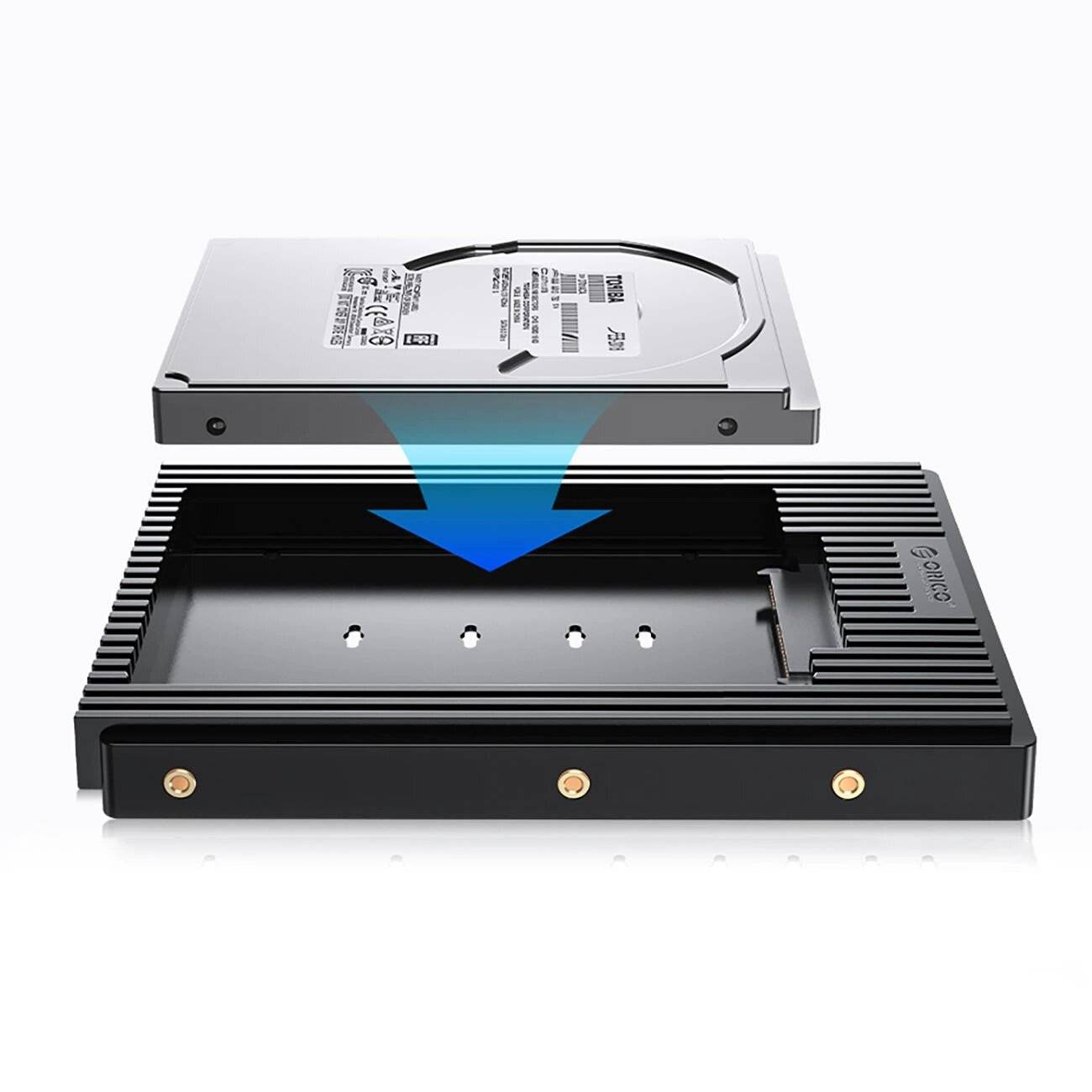 Orico D2SS-6G Laufwerksadapter 2,5″ 3,5″ Konverter - Schwarz