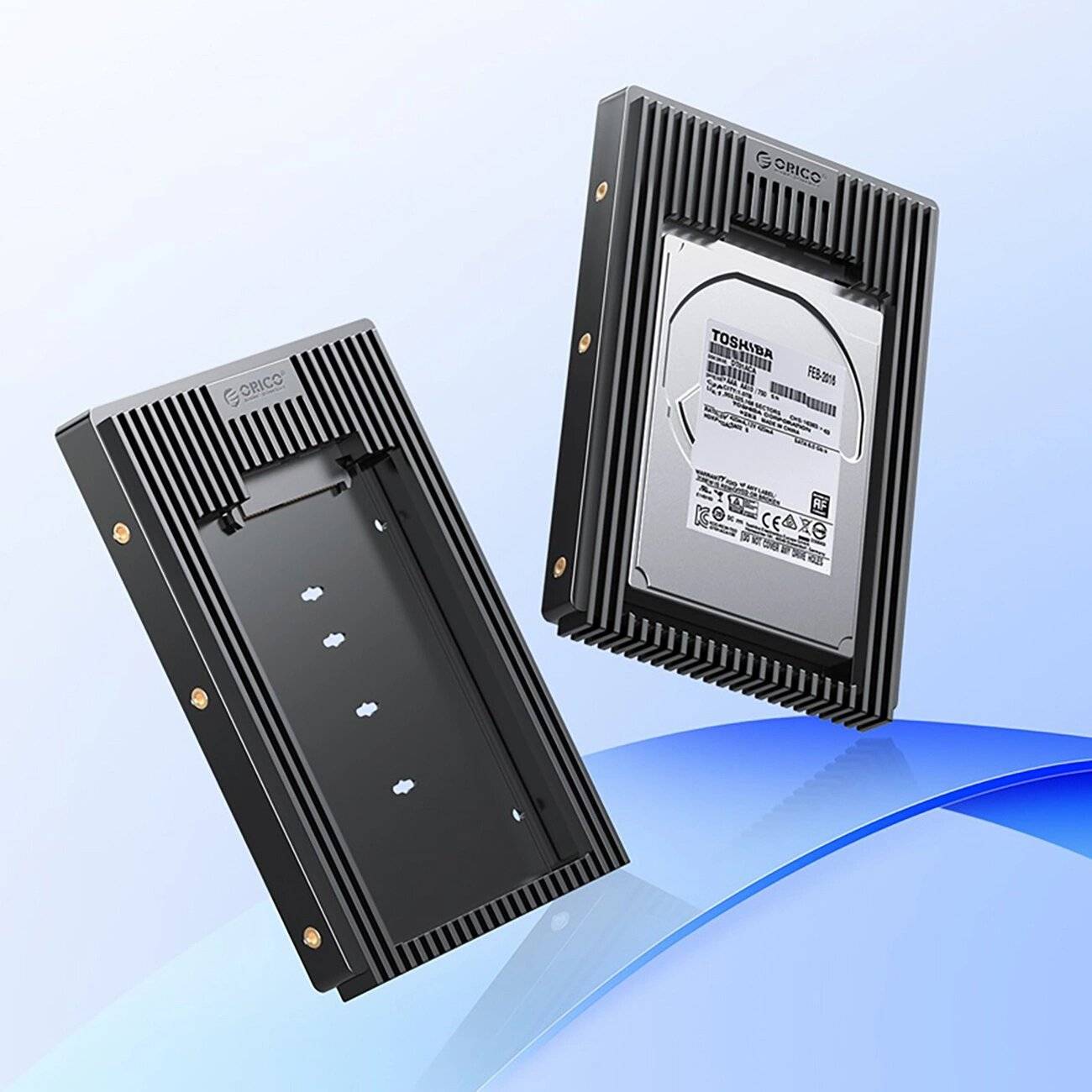 Orico D2SS-6G Laufwerksadapter 2,5″ 3,5″ Konverter - Schwarz