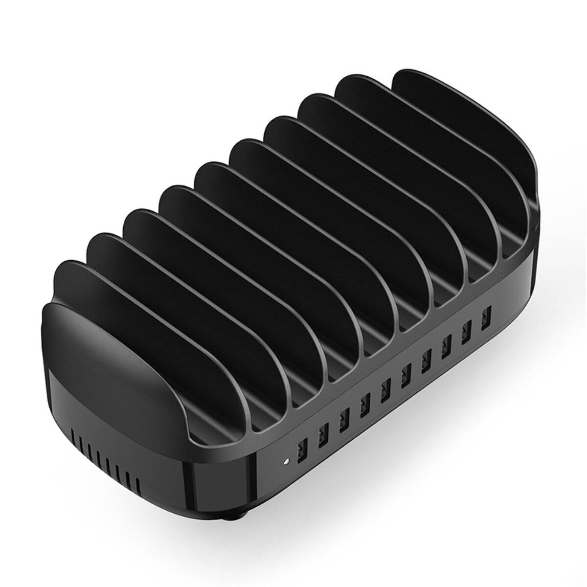 Orico USB Ladestation 10 Port 120W Multi Ladegerät Smart Dockingstation Schwarz