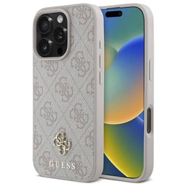 Guess 4G Small Classic MagSafe Case iPhone 16 Pro Max - Pink