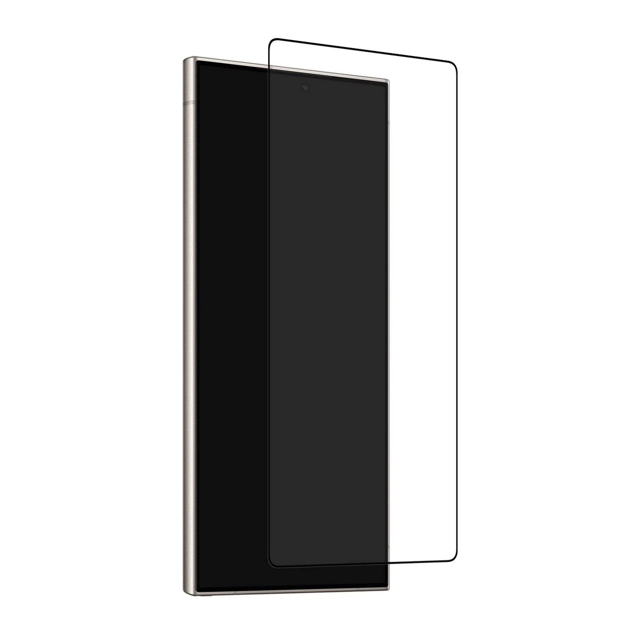 Puro Frame Tempered Glass schwarzem Rahmen Samsung Galaxy S25 Ultra