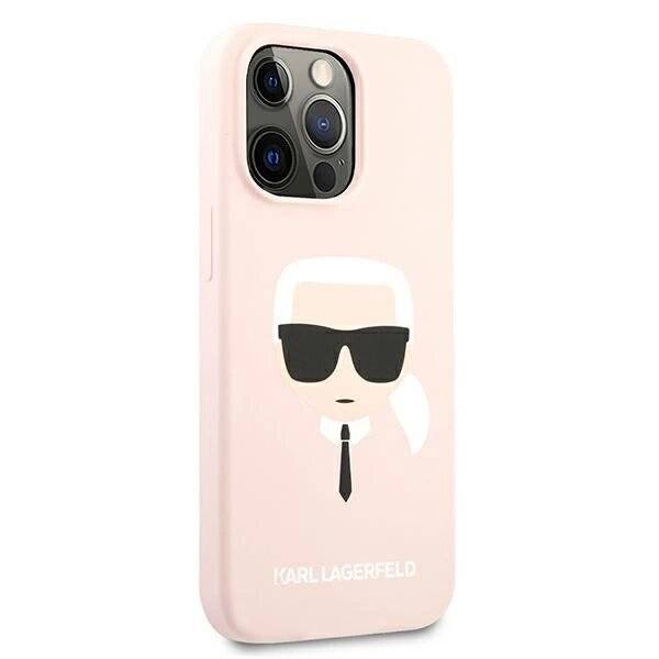 Karl Lagerfeld Silikon Karl`s Head Case iPhone 13 Pro Max 6,7″ - Hellrosa