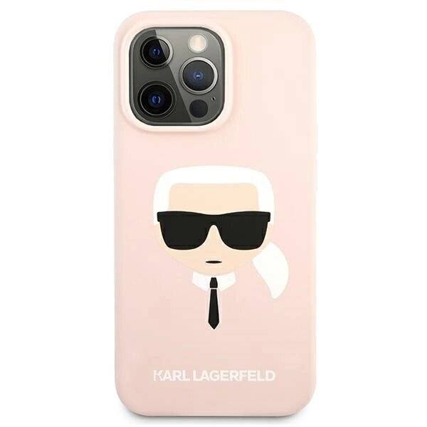 Karl Lagerfeld Silikon Karl`s Head Case iPhone 13 Pro Max 6,7″ - Hellrosa