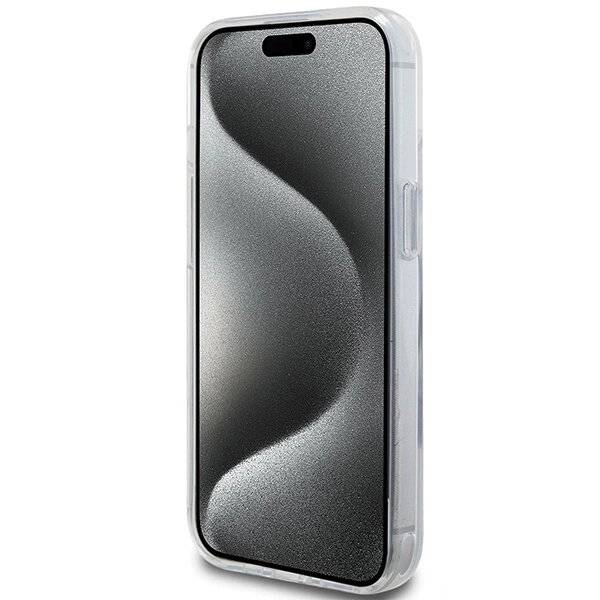 Karl Lagerfeld KLHMP15SHMRSKCH iPhone 15 / 14 13 6,1″ weiß/weiß Hardcase Ringständer