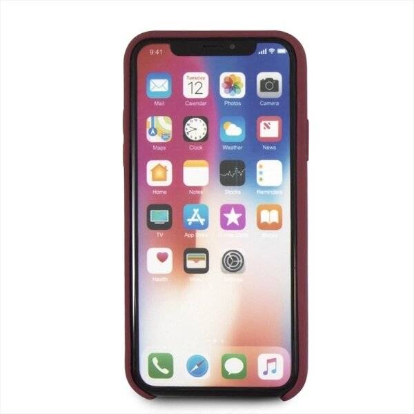 Mercedes Silicone Line iPhone X/XS Hülle - Rot