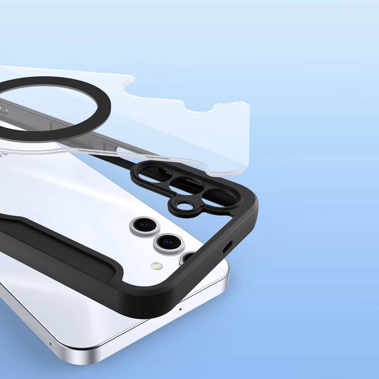 Dux Ducis Skin X Pro Hülle Samsung Galaxy S25 MagSafe Geldbörse – Schwarz