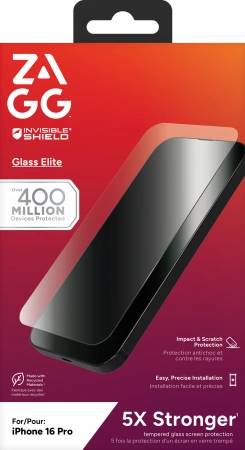 ZAGG InvisibleShield Glass Elite iPhone 16 Pro