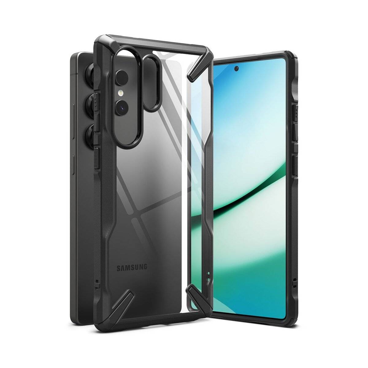 Ringke Fusion X Hülle Kompatibel mit Samsung Galaxy S25 Ultra Schwarz