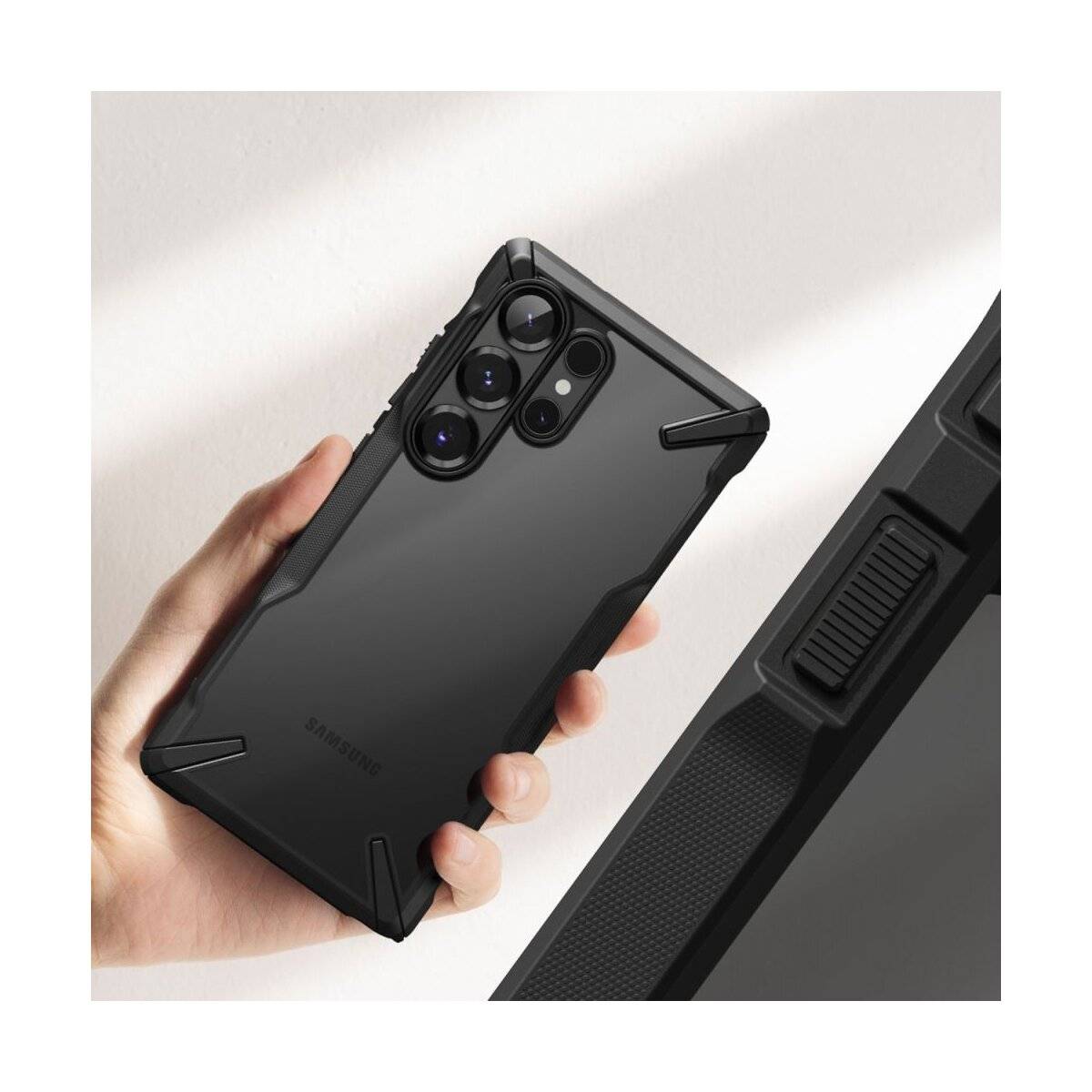 Ringke Fusion X Hülle Kompatibel mit Samsung Galaxy S25 Ultra Schwarz