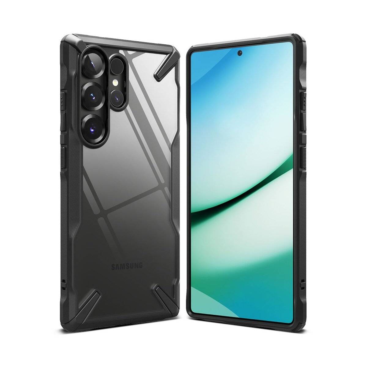 Ringke Fusion X Hülle Kompatibel mit Samsung Galaxy S25 Ultra Schwarz