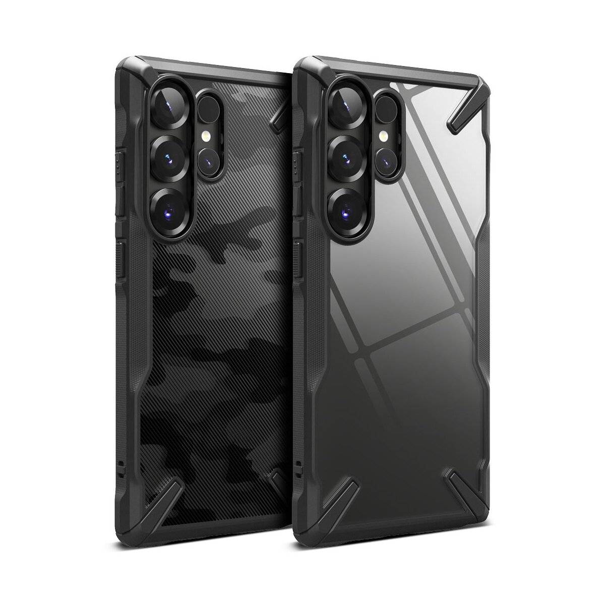 Ringke Fusion X Hülle Kompatibel mit Samsung Galaxy S25 Ultra Schwarz