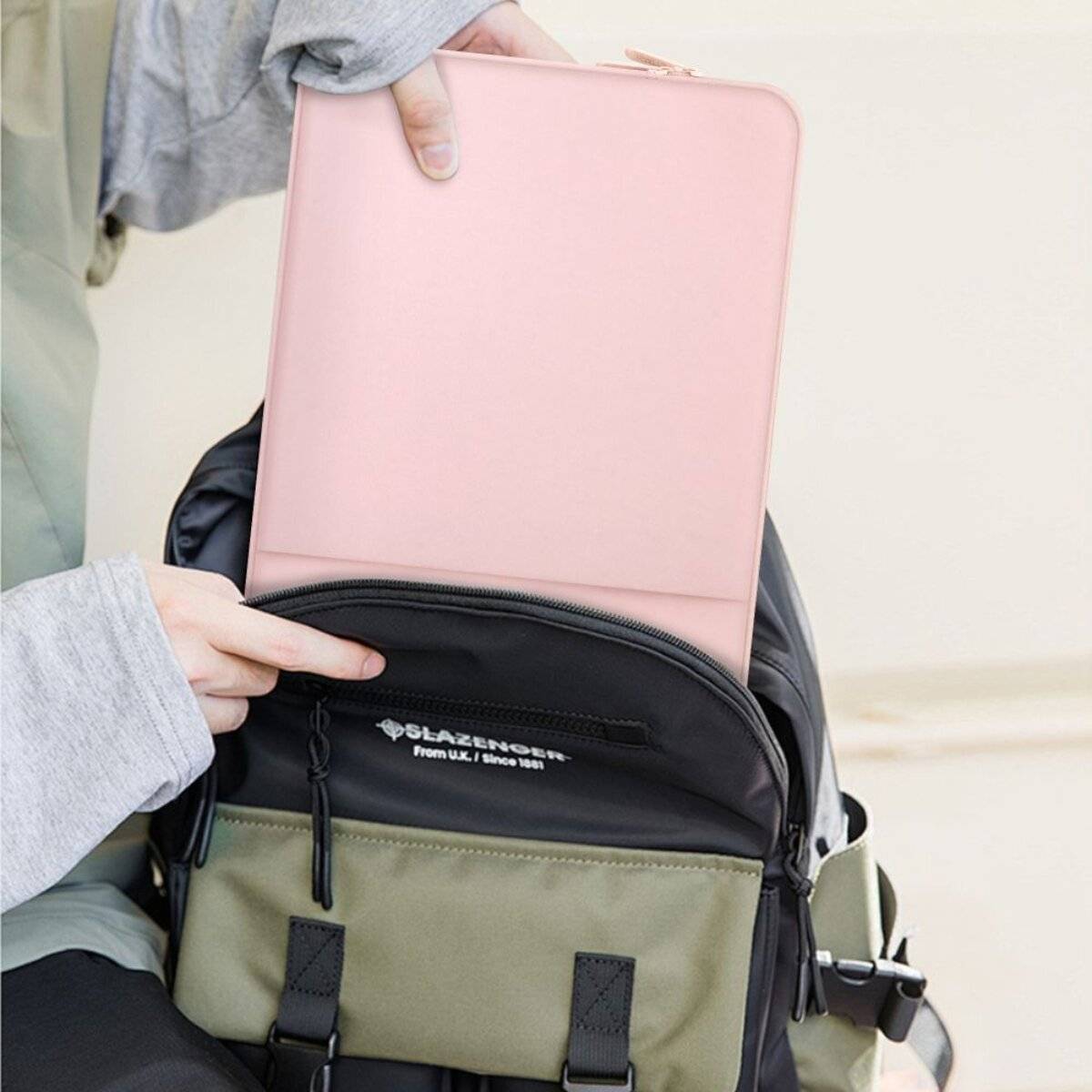 Tech-Protect Neopren-Laptoptasche 13″ - Rosa