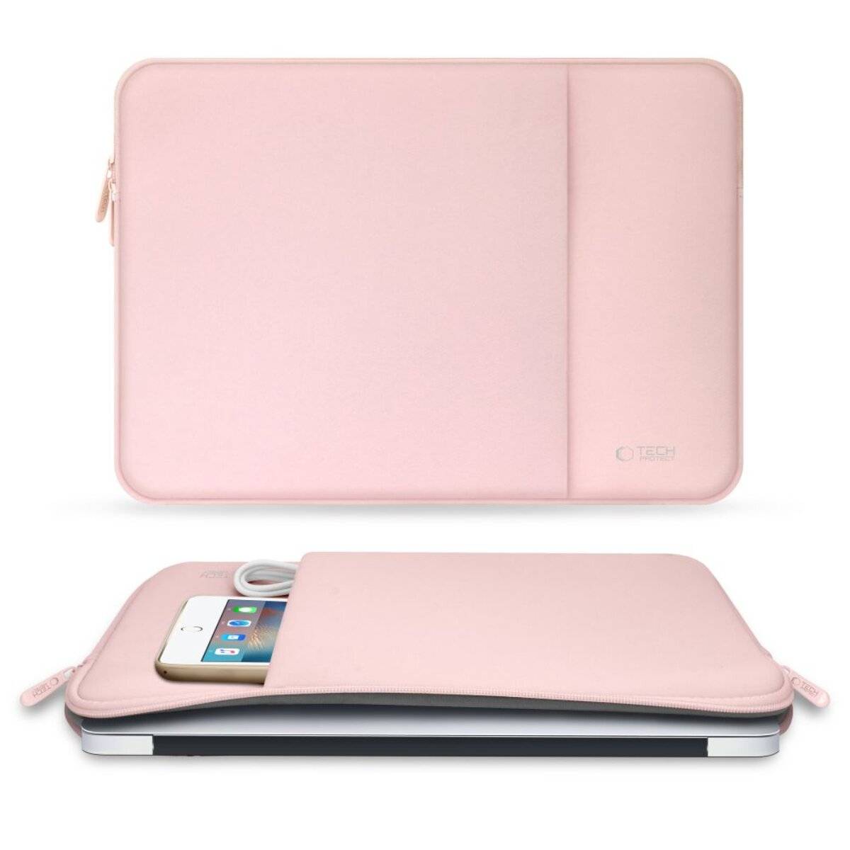 Tech-Protect Neopren-Laptoptasche 13″ - Rosa