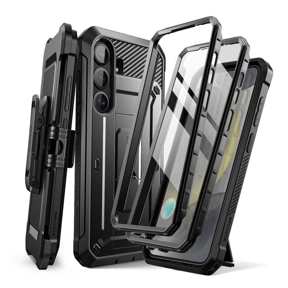 Supcase Unicorn Beetle Pro 2er-Set Hülle Samsung Galaxy S25 - Schwarz