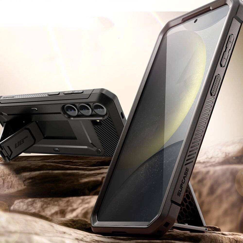 Supcase Unicorn Beetle Pro 2er-Set Hülle Samsung Galaxy S25 - Schwarz