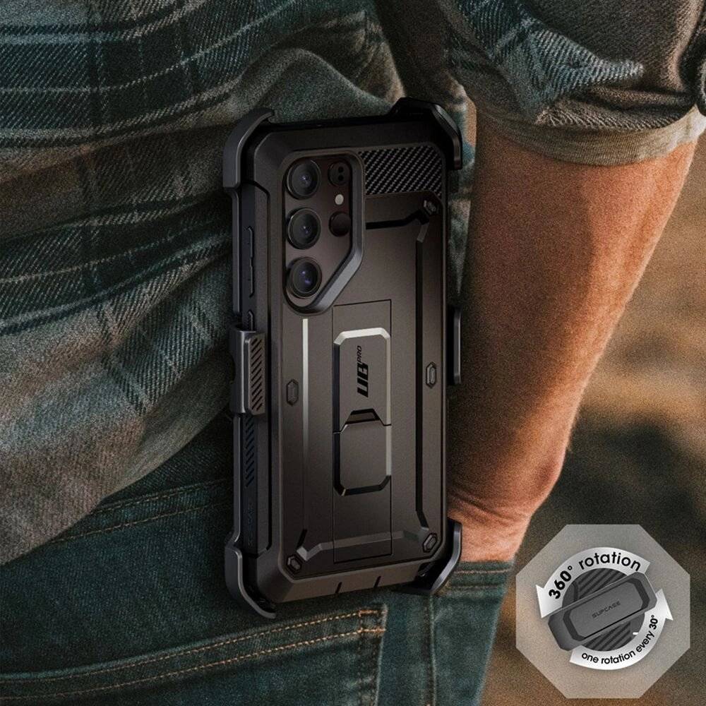 Supcase Unicorn Beetle Pro Hülle Samsung Galaxy S25 Ultra - Schwarz