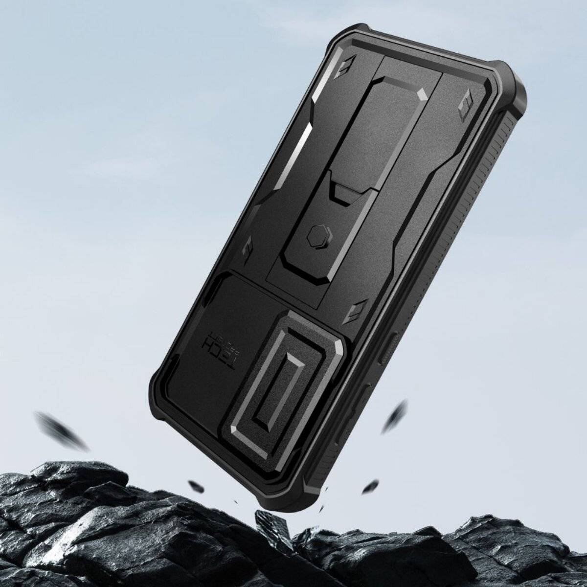 Tech-Protect Kevlar Cam+ Hülle Samsung Galaxy S25+ - Schwarz
