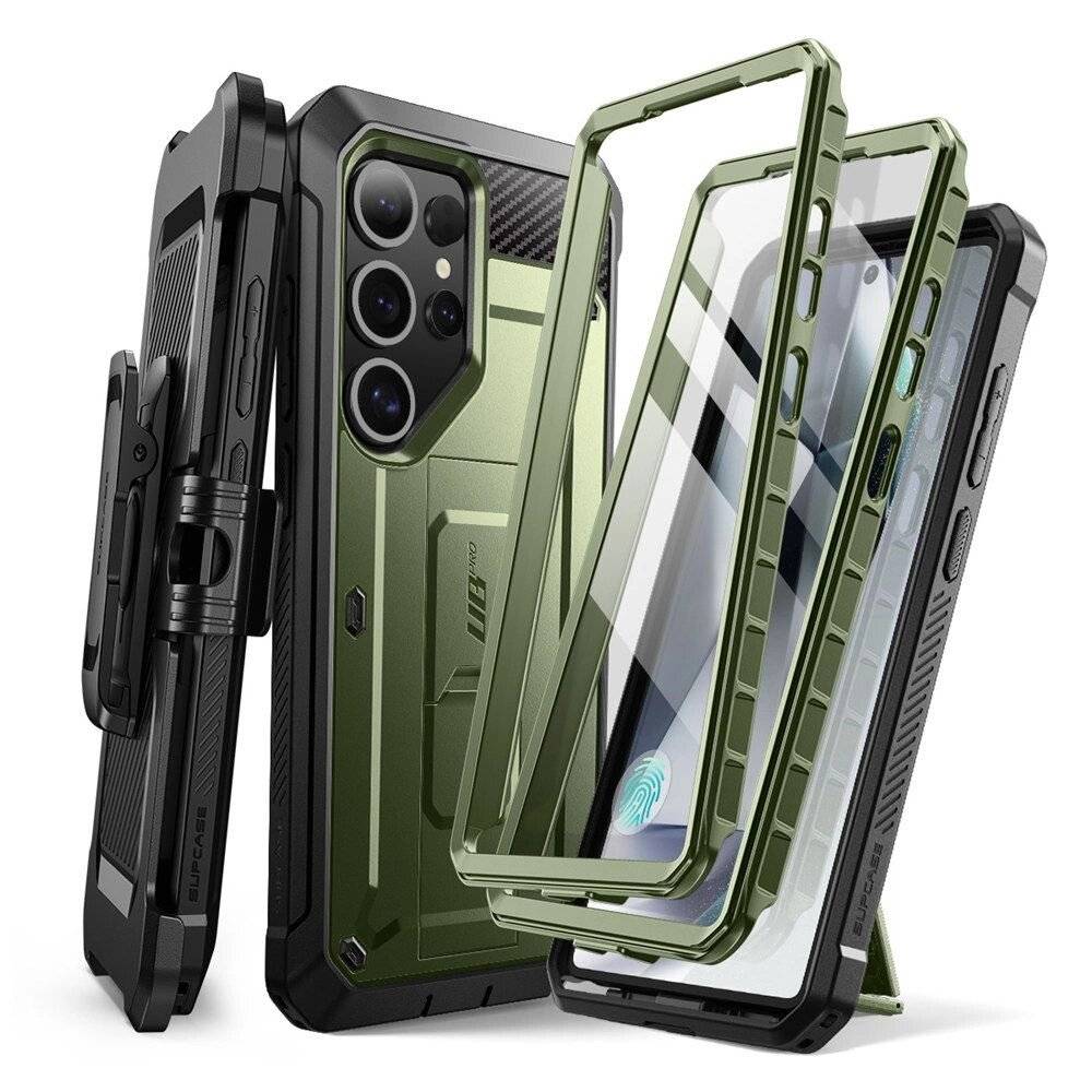 Supcase Unicorn Beetle Pro 2er-Set Hülle Samsung Galaxy S25 Ultra - Oliv
