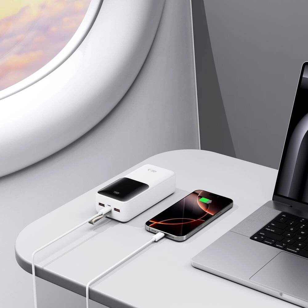 Powerbank Tech-Protect PB03 30000mAh 22.5W - weiß