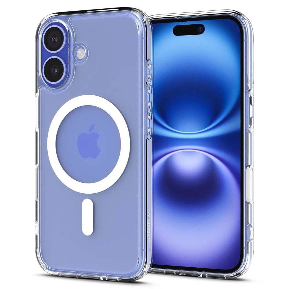 Spigen Ultra Hybrid "T" MagSafe iPhone 16 Hülle - Weiß