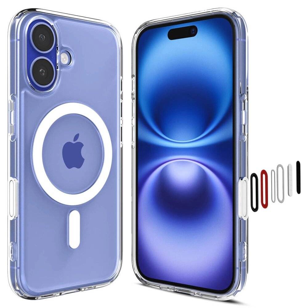 Spigen Ultra Hybrid "T" MagSafe iPhone 16 Hülle - Weiß