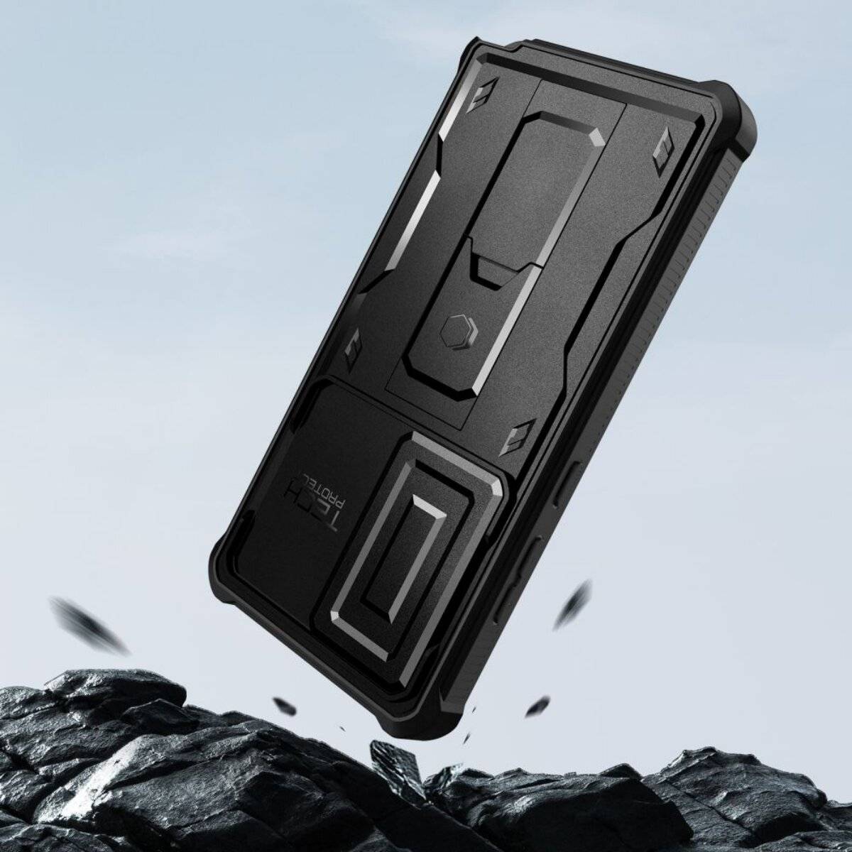 Tech-Protect Kevlar Cam+ Hülle Samsung Galaxy S25 Ultra - Schwarz