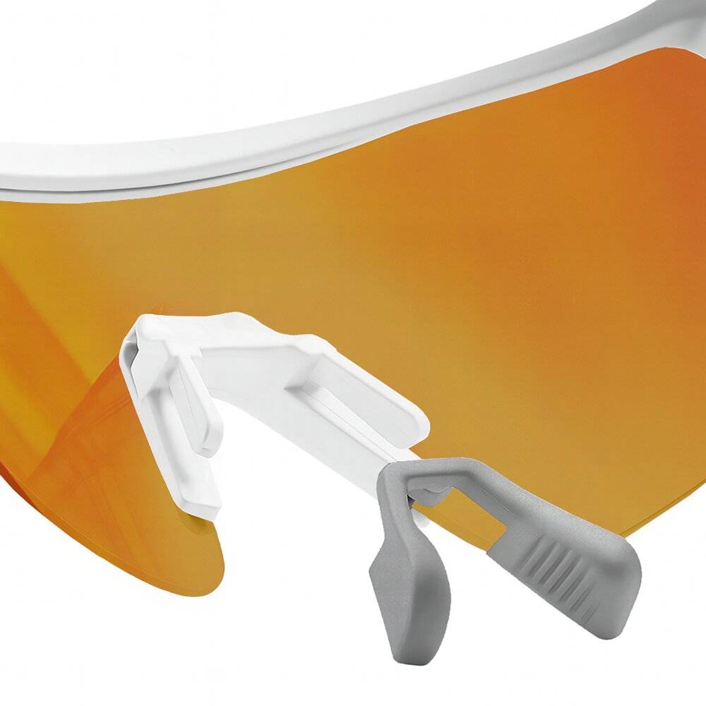 Rockbros Photochrome Fahrradbrille UV-Schutz Korrektureinsatz – Weiß