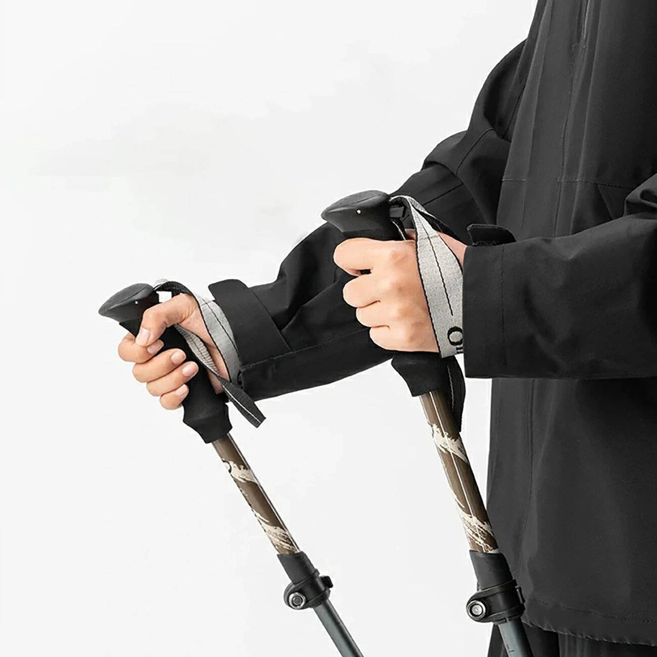 Qunature Nordic Walking Trekkingstock Aluminium 110 – 130 cm 1 Stk. - Braun