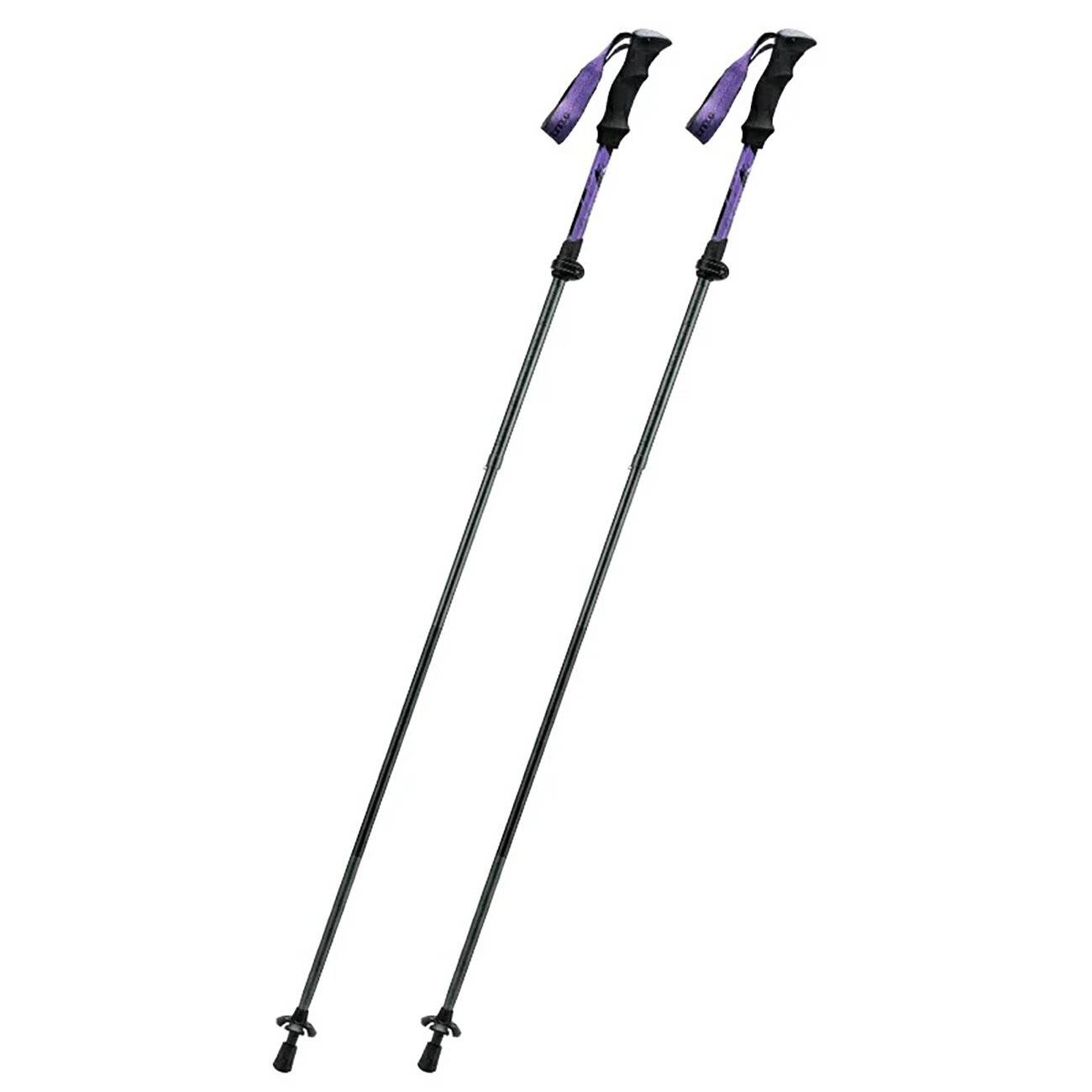 Qunature Nordic Walking Trekkingstock Aluminium 110 – 130 cm 1 Stk. - Lila