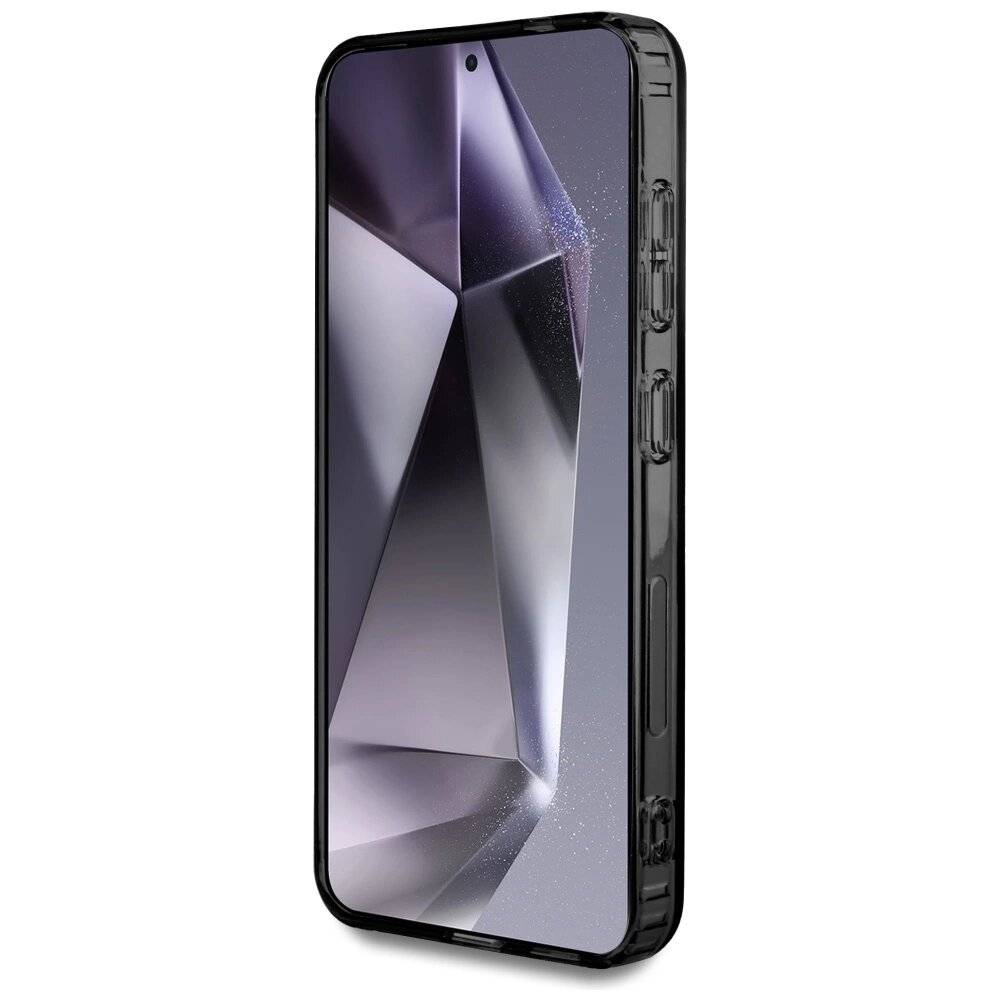 AMG Transparent Rhombs MagSafe Case Samsung Galaxy S25 - Schwarz