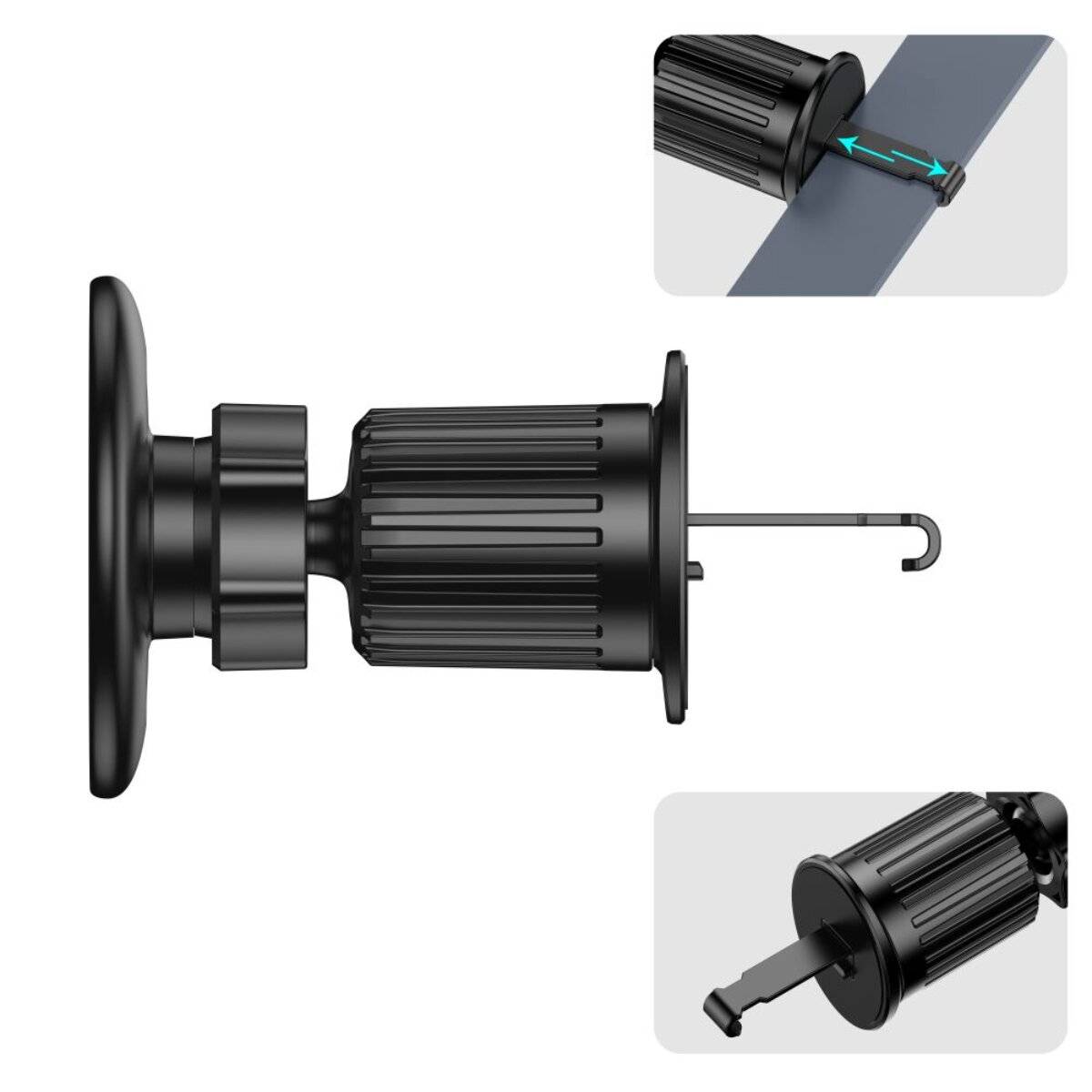 Zwei weiße würfelförmige Stromadapter mit Steckdosen oben und an der Seite. Ein Adapter hat drei USB-Anschlüsse und eine Anzeigelampe an der Vorderseite.