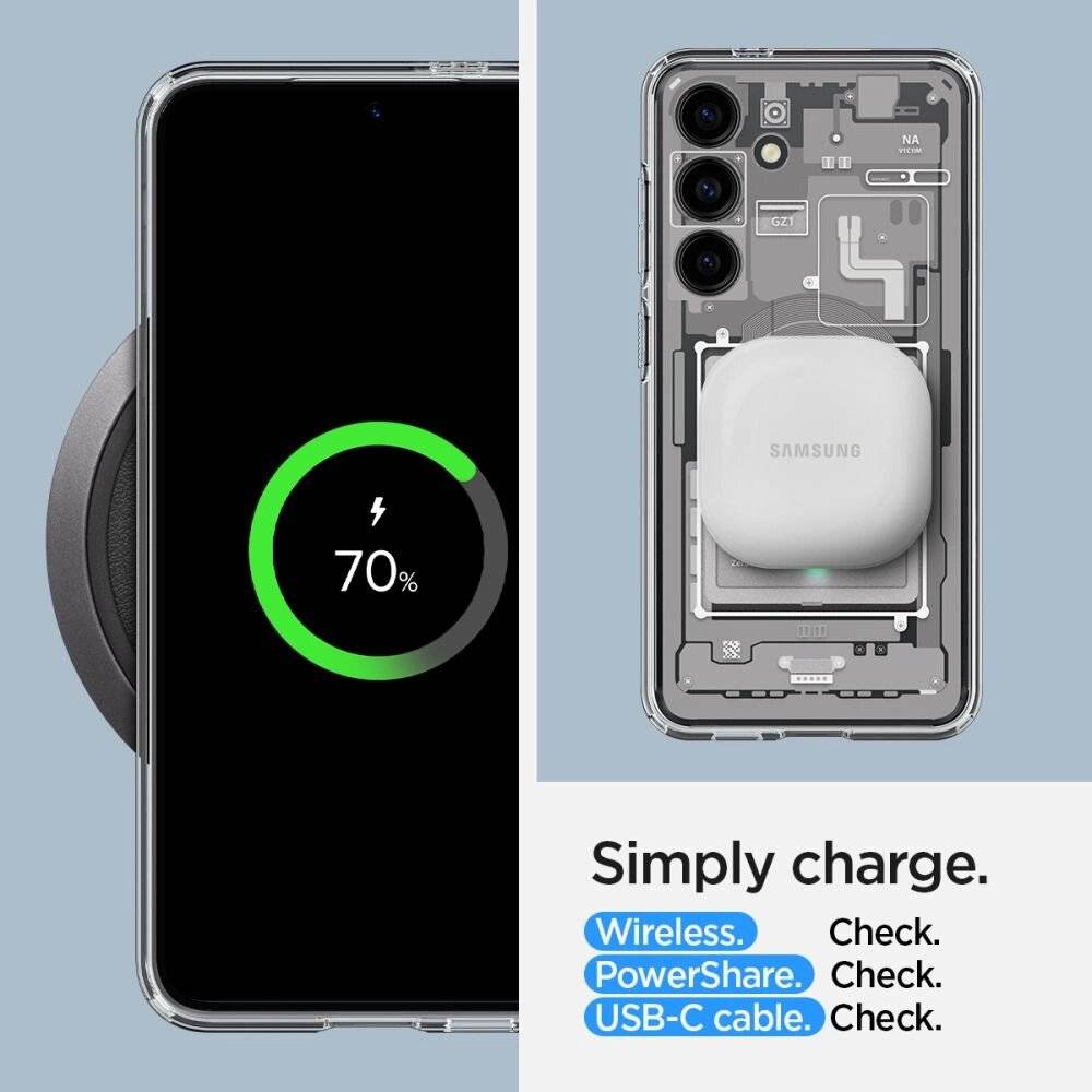 Spigen Ultra Hybrid Case Samsung Galaxy S24 Zero One - Weiß