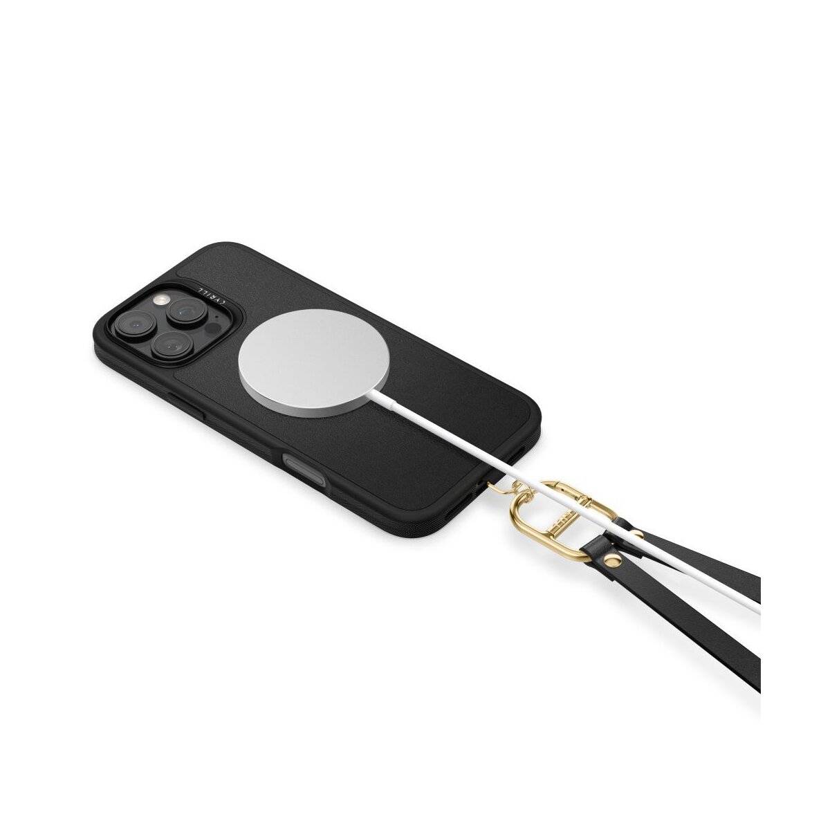 Spigen Cyrill Classic Charm mit Magnetfunktion Hülle Kompatibel mit iPhone 16 Pro Max Schwarz