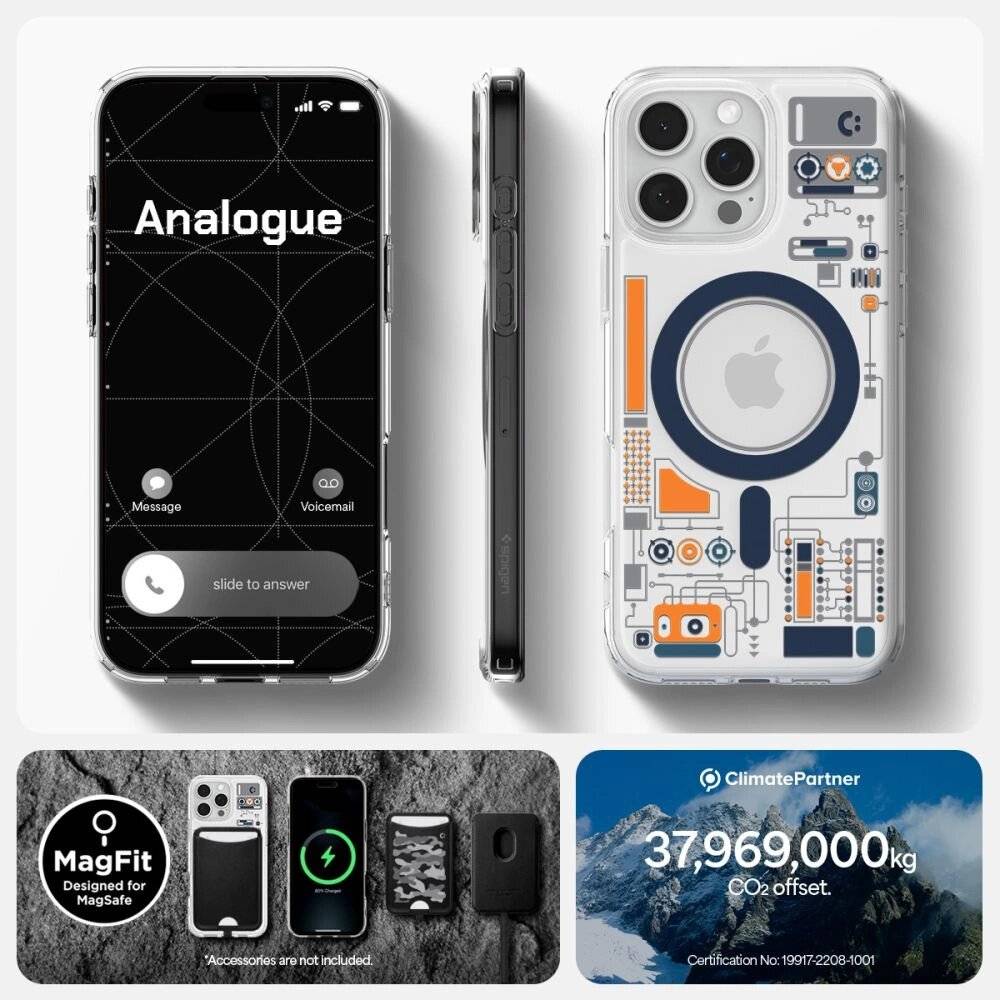 Spigen Cyrill Ultra Hybrid Magsafe iPhone 16 Pro Hülle - Durchsichtig