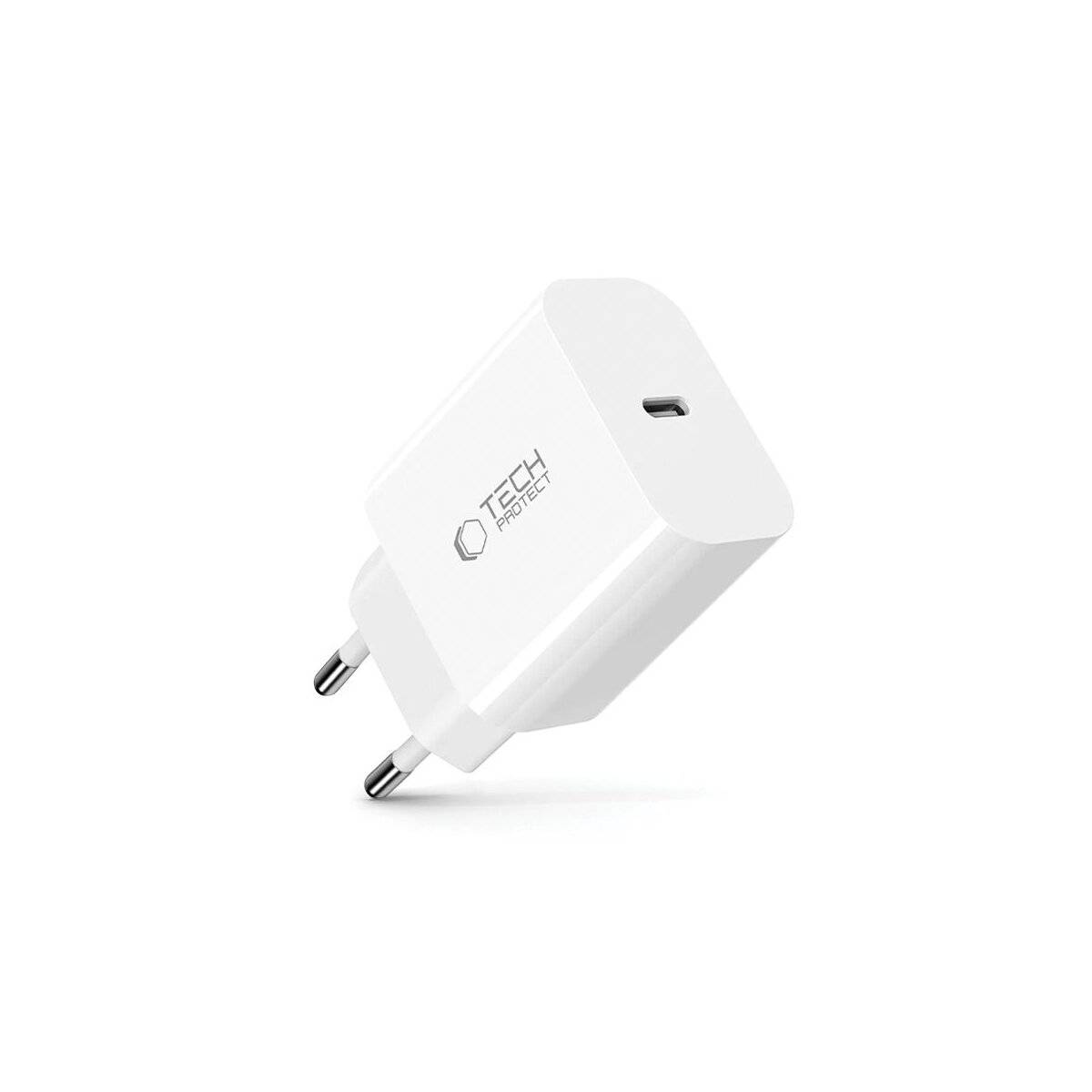 Tech-Protect NC20W Wandladegerät USB-C-Anschluss - weiß