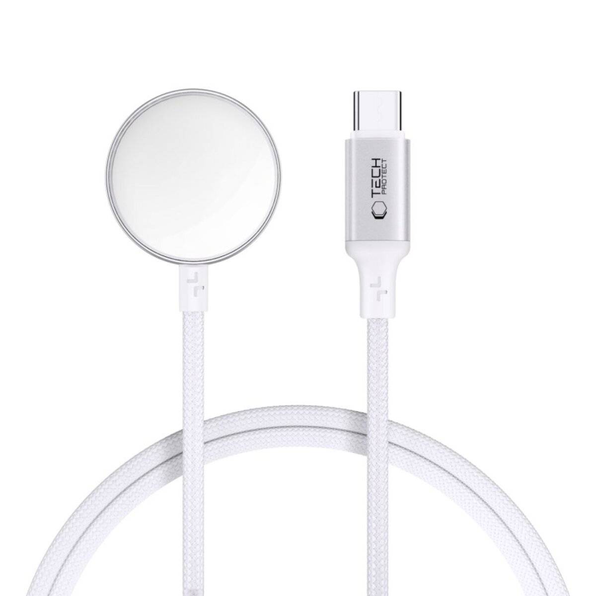 Tech-Protect UltraBoost USB-C Induktives Ladegerät Apple Watch 1m - Weiß