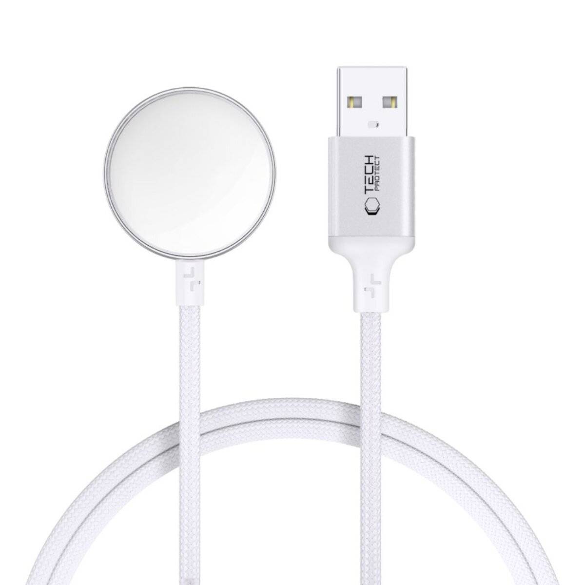 Tech-Protect UltraBoost USB-A Induktives Ladegerät für Apple Watch 1 m Weiß