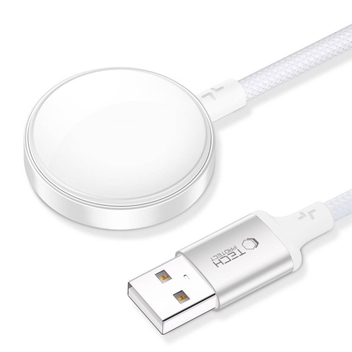 Tech-Protect UltraBoost USB-A Induktives Ladegerät für Apple Watch 1 m Weiß