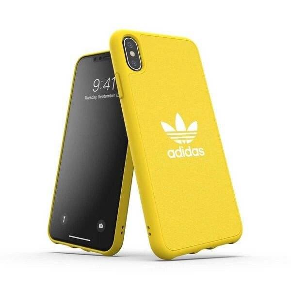 Adidas Moulded Case Canvas iPhone Xs Max - Gelb