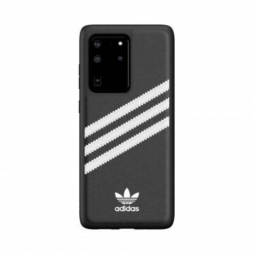 Adidas OR Moudled Case PU Samsung Galaxy S20 Ultra Schwarz Weiß