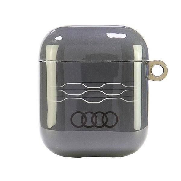 Audi IML-Hülle geometrischem Muster AirPods 1/2 - Grau
