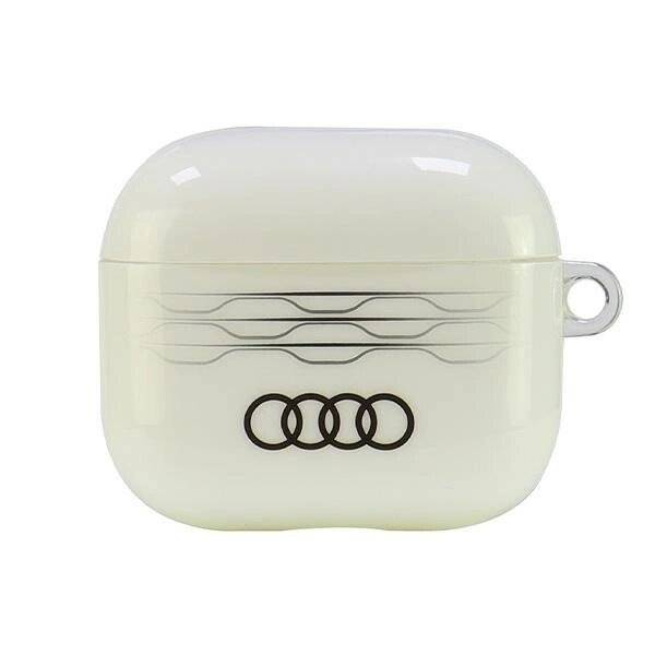 Audi IML AirPods 3-Hülle geometrischem Muster - Weiß