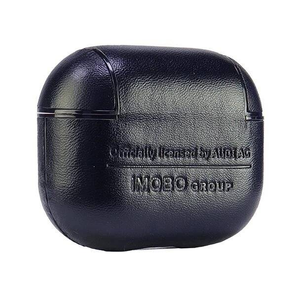 Audi Lederhülle großem Logo AirPods 3 – Schwarz