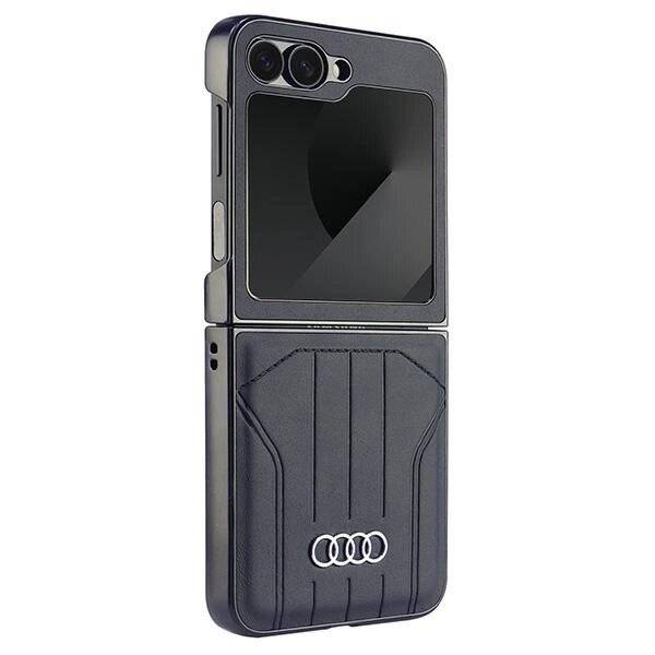 Audi Kunstleder MagSafe Case Samsung Galaxy Z Flip 6 - Schwarz