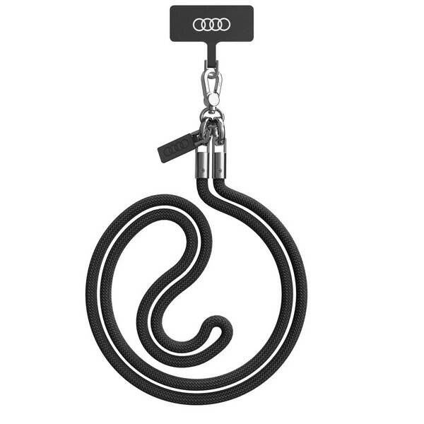 Audi Crossbody Leine Universal 120cm x 6mm - Schwarz