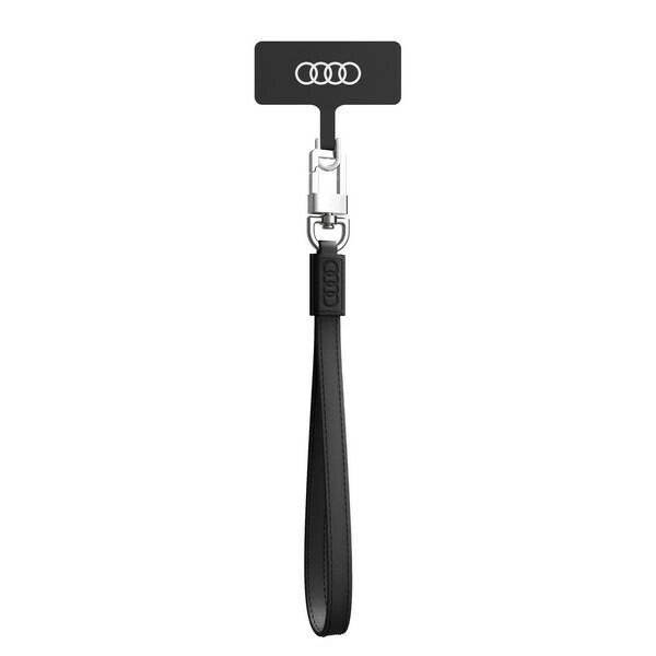 Audi Crossbody Leder Universal-Schlüsselband 28cm x 10mm - Schwarz